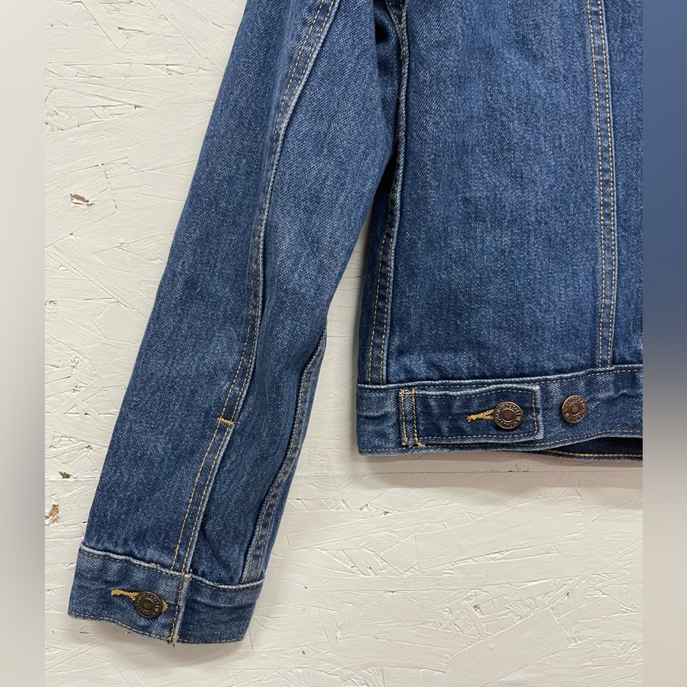 LEVI’S | Premium Flannel Lined Denim Jacket, Size M - Picture 7 of 9